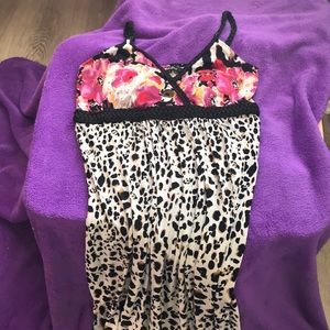 Beautiful maxi dress multi color size large